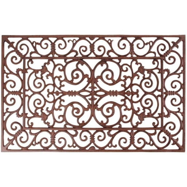 Paillasson - ESSCHERT DESIGN - Gjutjärn - 73x46,5 cm - Brun - Antik stil kastanj
