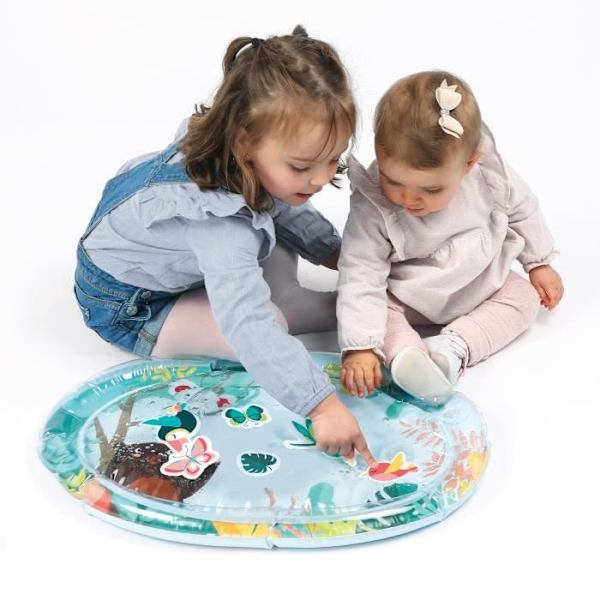 LUDI - Jungle Water Mat - Sensorisk aktivitetsmatta för att väcka baby - Från 10 månader