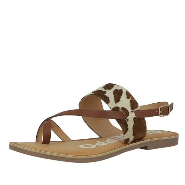 BARTON sandaler och bara fötter kastanj 36