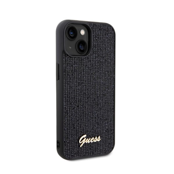 Telefonbatteri - Guess - Disco Metal Script - Svart - Hård - Elegant design Svart