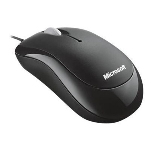 Microsoft Basic Optical Mouse - Mus - optisk ... Svart