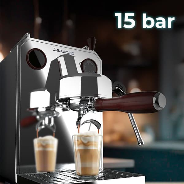 Cecotec Espressomaskin Baristeo Intima. Perfekt krämextraktion med ett förinfusionssystem för en smak.