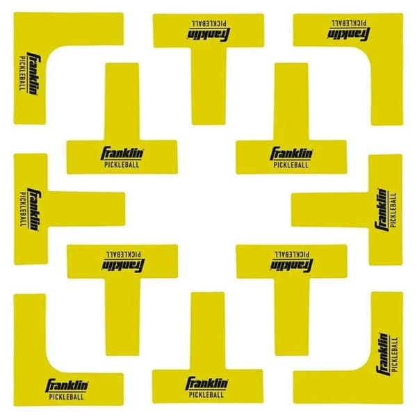 Franklin Pickleball Court Marker Set gul/vit