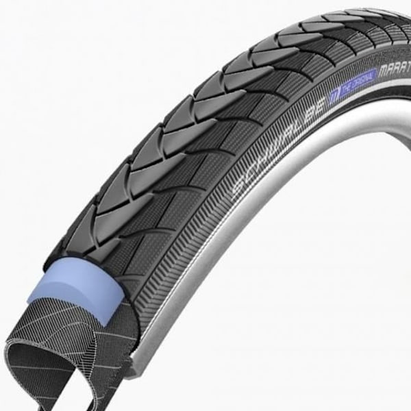 Schwalbe Marathon Plus HS440 elcykeldäck - 28x1,75 (47-622) - Svart - Tubetyp Svart