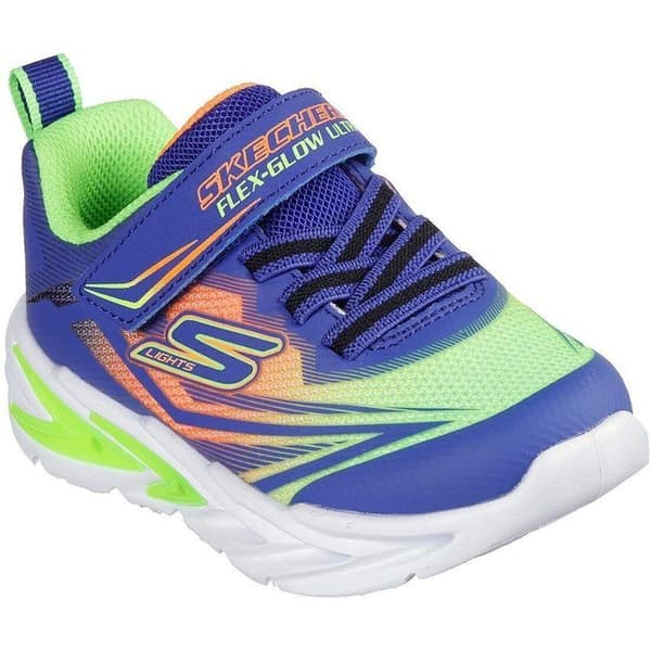 Skechers S Lights-flex-glow, Blå, Flicka Blå 23