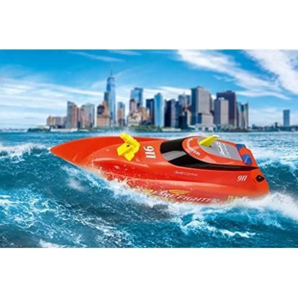 Fjärrstyrd båt - REVELL - RCBåt brandbil 24141 - Längd 47,5 cm - Uppladdningsbar USB - Från 8 år
