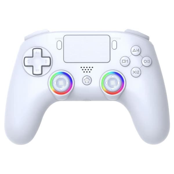 Manett - PS5 PC - Trådlös - LED RGB Vit