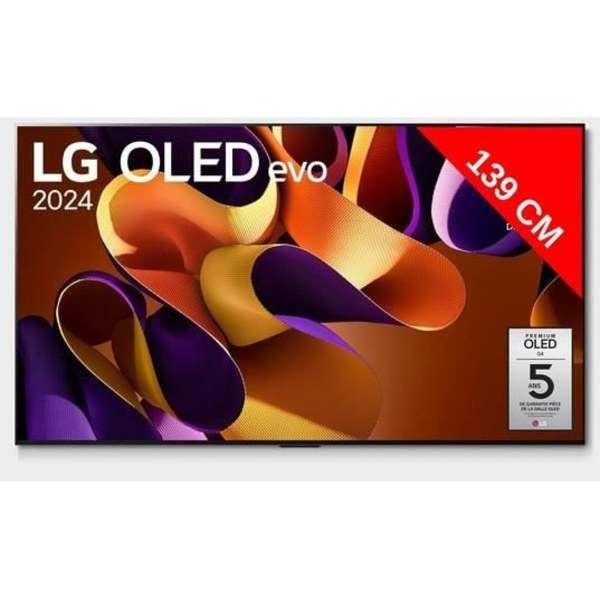 LG OLED TV 4K 139 cm OLED55G4 evo 2024