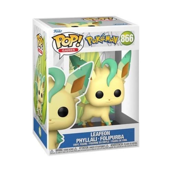 Figur - Funko Pop! - Pokémon - Phyllali - Grå - Vuxen - Blandat Flerfärgad