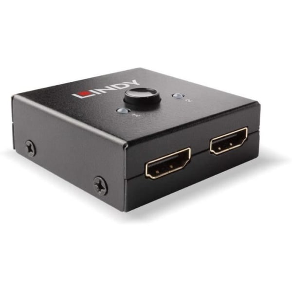 LINDY Dubbelriktad Switch HDMI 18G 2 portar - 38336