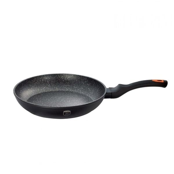 Stekpanna 20cm Svart Granit - Avtagbart handtag - Marmorbeläggning
