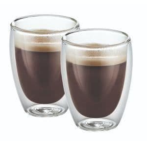 Dubbelväggiga glas - WEIS - Set om 2 - 150 ml - Borosilikat - Tål diskmaskin