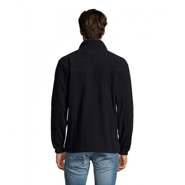Fleecejacka - SOL'S - North - Marin - Slim fit - Antipilling - Elastiska ärmslut Blå jag