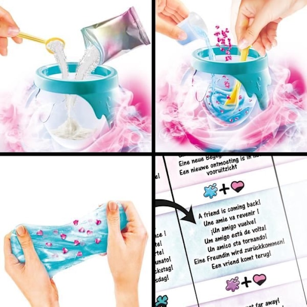 Trolldrycksfabrik - So Slime - Slime färgbyte - Med belysning och rök Flerfärgad