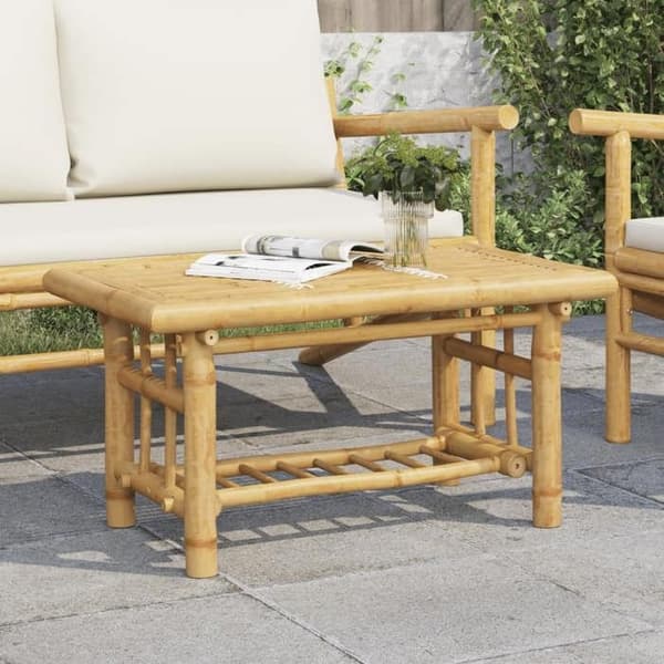 vidaXL Soffbord 70x45x36 cm bambu 368045