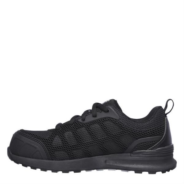 Arbetsskor för kvinnor - SKECHERS - Bulk Ay - Svart - Syntet Svart 35