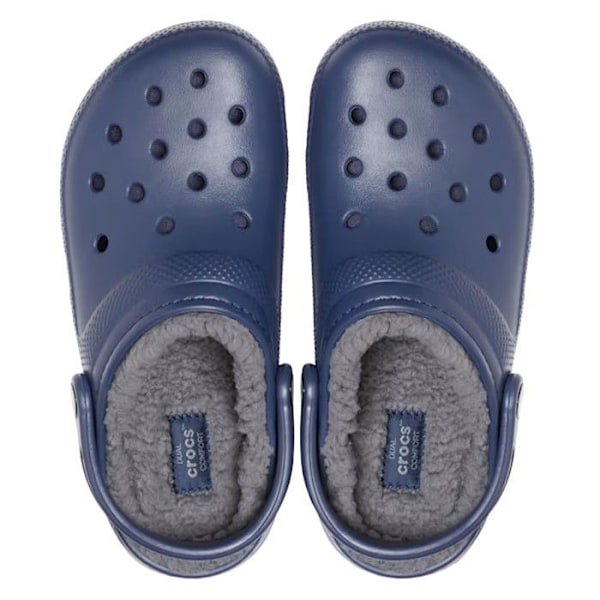 Herrskor - Crocs - Classic Lined Clog - Blå - Mjuk foder - Hållbar komfort Blå 37 1/2
