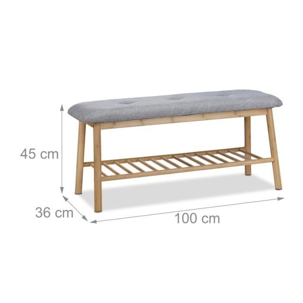 Skobänk i bambu - 4052025215439