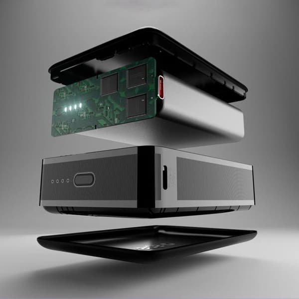 Extern batteri - SBS - TEBB20000HDPD65K - 20000 mAh - PD65W - Grön Grön