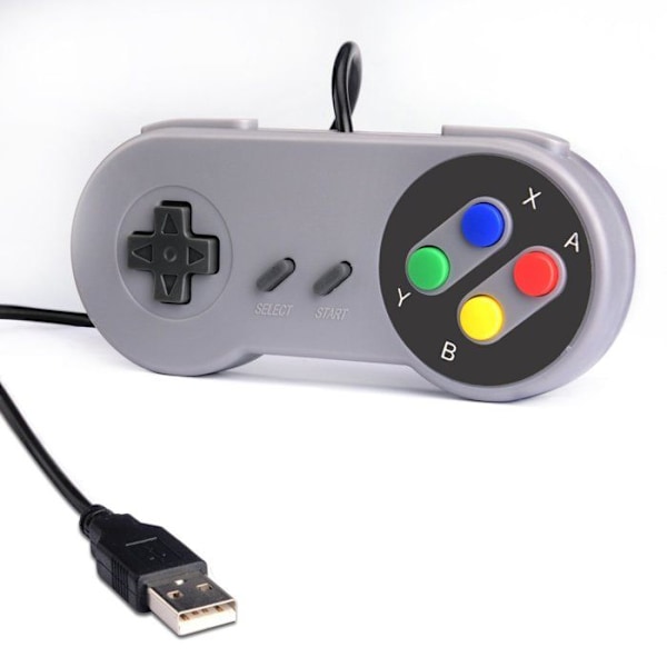 Rii - GP100 - Spel - Ett par USB-kontroller Kompatibel med PC (Windows, Mac, Linux) och TV Box (Android, Raspberry Pi)
