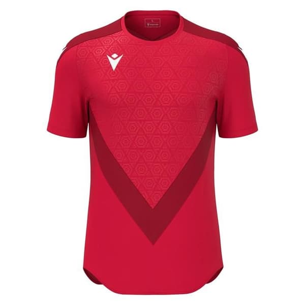 Maillot Macron Wisp - röd/röd röd/röd XS