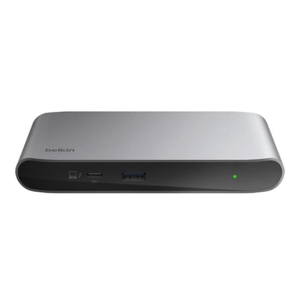 Belkin Connect 5-i-1 Thunderbolt 4 Dock - Dockningsstation med 4 Thunderbolt 4 portar + 1 USB-A 3.2 port + Power Deli Svart