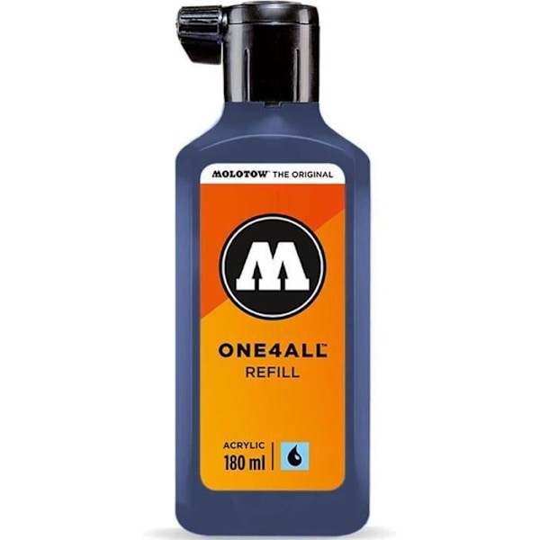 Akrilfärg - Molotow - ONE4ALL™ - 180ml - Blå - Påfyllningsbar blå