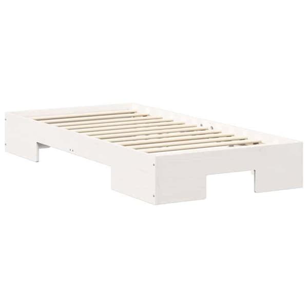 vidaXL Sängram Vit 100 x 200 cm 873044