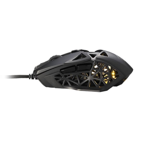 Madcatz M.O.J.O. M1 Ultra Light Gaming Mouse 70g - PMW3360 Sensor 12000 DPI & Frequency 1000Hz - DAKOTA Switch 2ms Svart röd