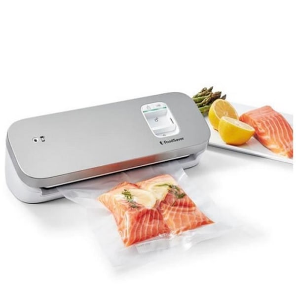 Vakuumförpackning - FOODSAVER - VS1191X01 - 140W - Silver/Vit Silver/Vit