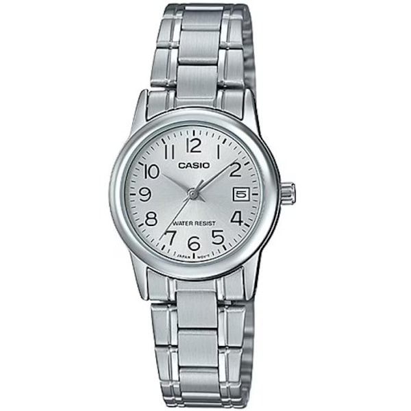 Klocka - Casio - LTP-V002D-7B - Stål - Kvarts - Analog Silver