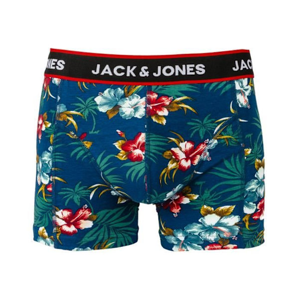 3-pack kalsonger - JACK & JONES - Svart - 95% bomull - Svart midja - Vit logotyp Svart M