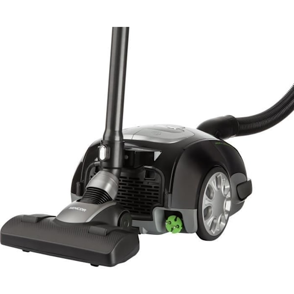 Kapseldammsugare med påse - SENCOR - SVC 9000BK - 800 W - 69 dB - 4 L - Svart Svart