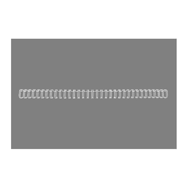 Gbc RG810670 WireBind trådkammar, vit, 9,5 mm, 100 st.