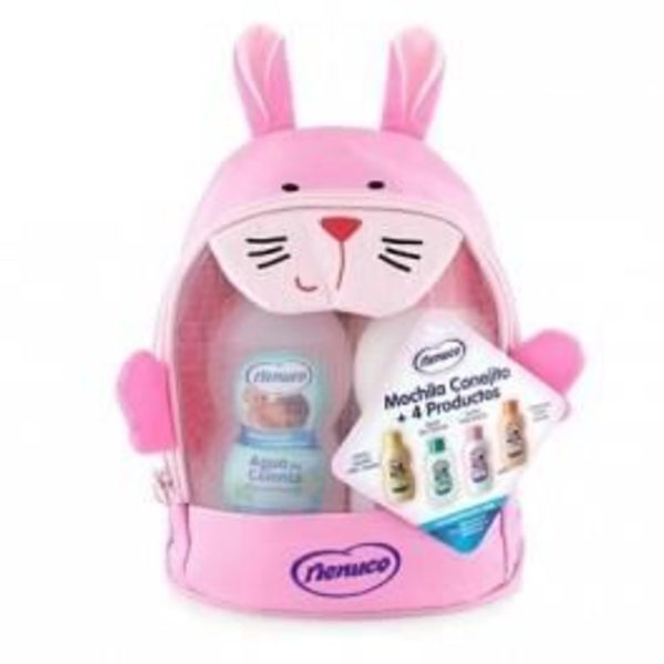 Doudou - NENUCO - TVÅ ROSA KANINER - Set med 4 delar - Färg rosa - Unisex Rosa