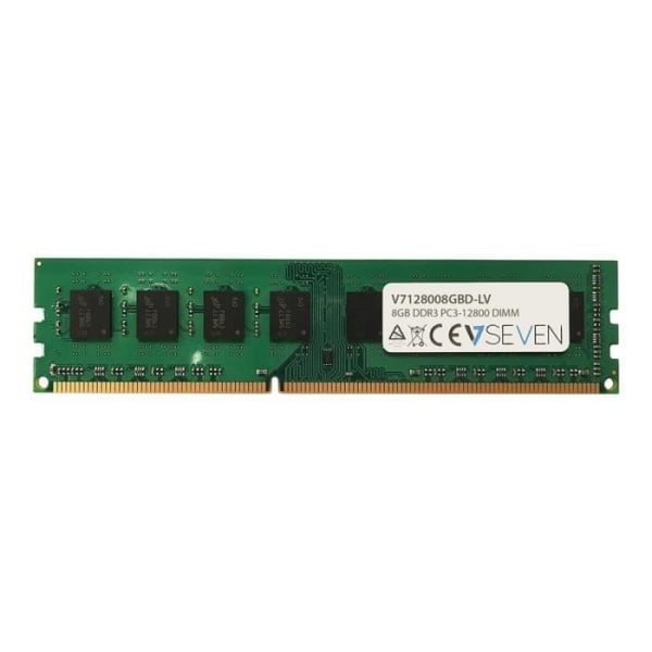 V7 RAM-modul - 8GB (1 x 8GB) - DDR3-1600/PC3L-12800 DDR3 SDRAM - CL11 - 1,35V - Icke-ECC - 240 stift
