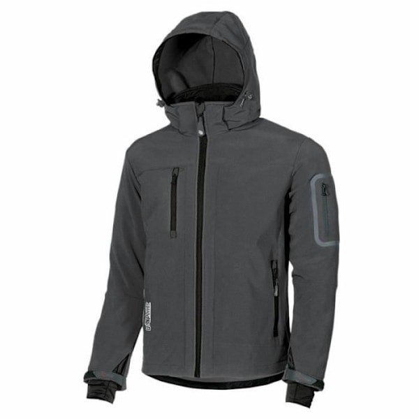 U-Power - Stretch Mörkgrå Work Softshell Jacka METROPOLIS Mörkgrå XXL