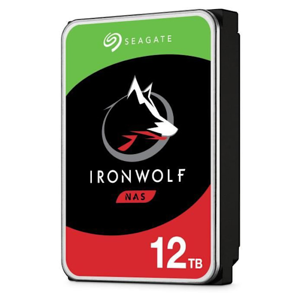 SEAGATE - Intern hårddisk - NAS IronWolf - 12TB - 7200rpm - 3,5"