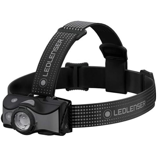 LENSER MH7 LED-strålkastare - USB uppladdningsbar - 600 lumen - Ljusräckvidd 400m Svart