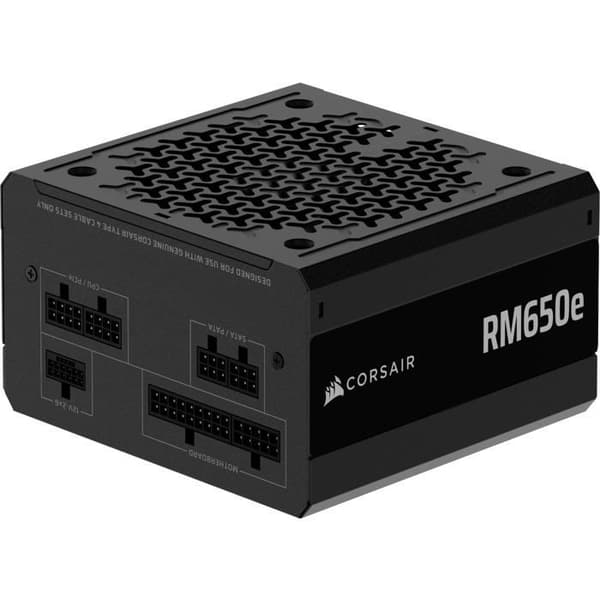 Strömförsörjning PC - CORSAIR - RM650e - 650 Watt - Modulerad - Tyst