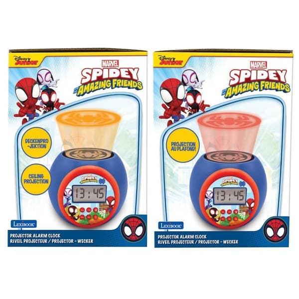 Alarm Clock Projector Spidey och hans fantastiska vänner BLÅ