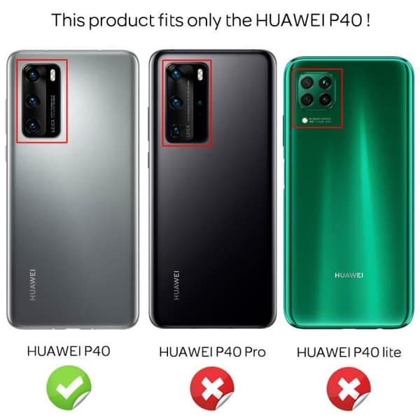 Coque - NALIA - Huawei P40 - Glittrande paljetter - Silikon TPU - Stötsäker