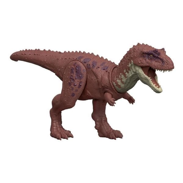 Jurassic World - Rörlig figur Aucasaurus Vild vrål - Ljud - Jurassic World - JGB88