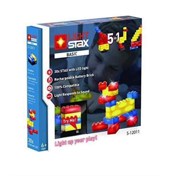 Light STAX - LIGHT STAX - Kit med 12011 - 30 lysdioder i 3 färger - Kompatibel med Lego