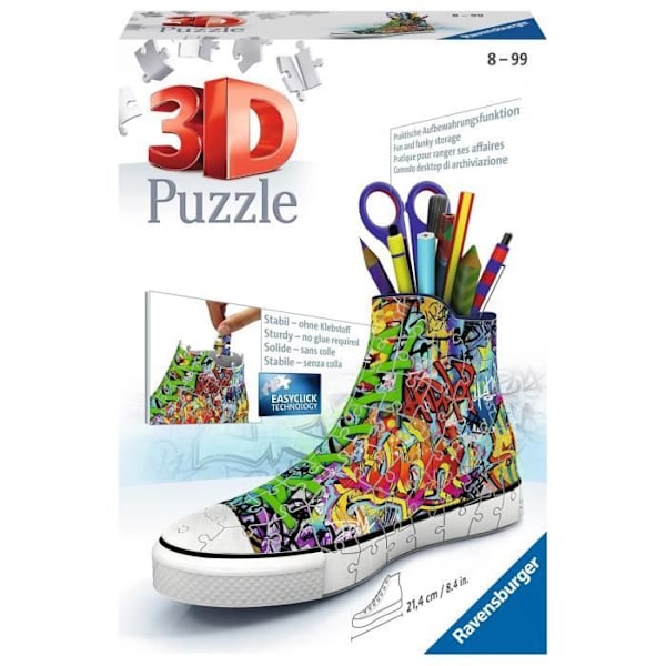 Pussel 3D 108 bitar: Graffiti Sneakersko