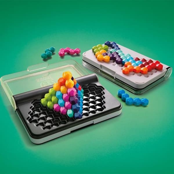 Logikspel - SMART GAMES - IQ Six Pro - Hexagonalt bräde - 120 utmaningar 2D/3D - 3D-pussel