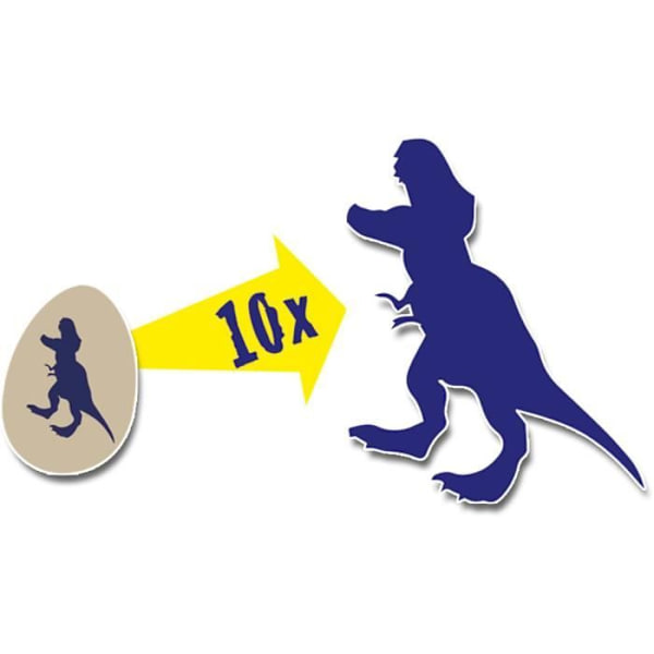 SES CREATIVE - Dinosaurier redo att kläckas - 2 överraskningsägg Flerfärgad