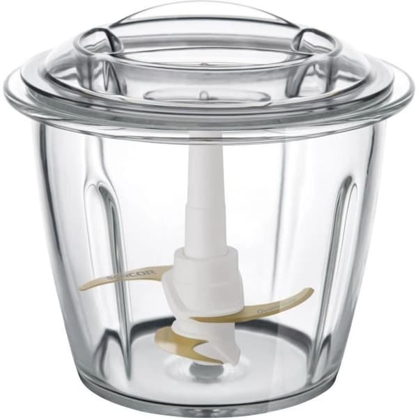 Hackare - SENCOR - SCB 6150SS-EUE3 - Skål 1500 ml - 800 W - Silver Silver och transparent