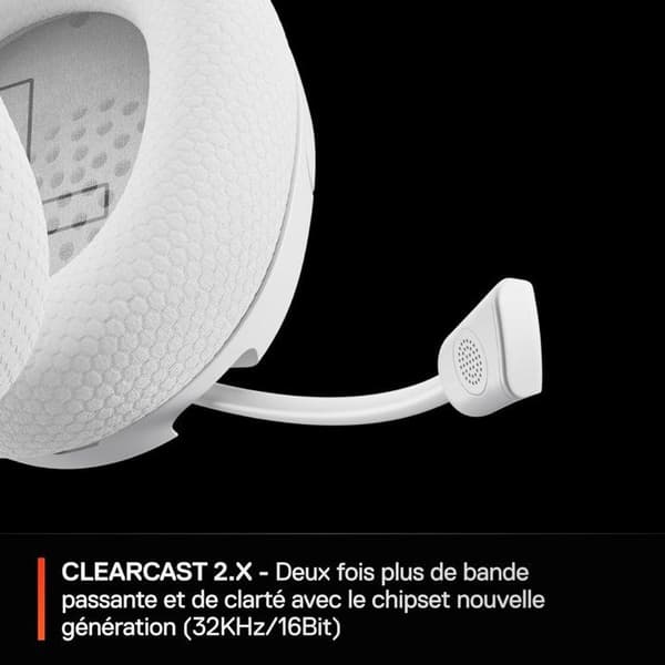 Trådlöst spelheadset - STEELSERIES - Arctis Nova 5X - Vit Vit