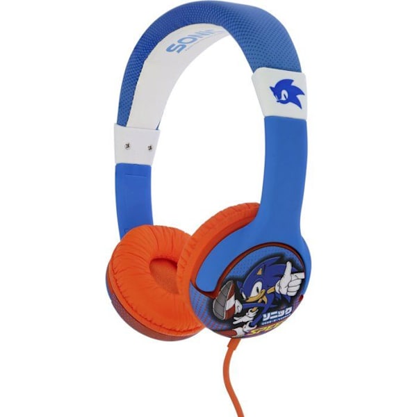Hörlurar - hörlurar Otl technologies - SH0911 - Sonic The Hedgehog Kids Wired Headphones Blue Färg